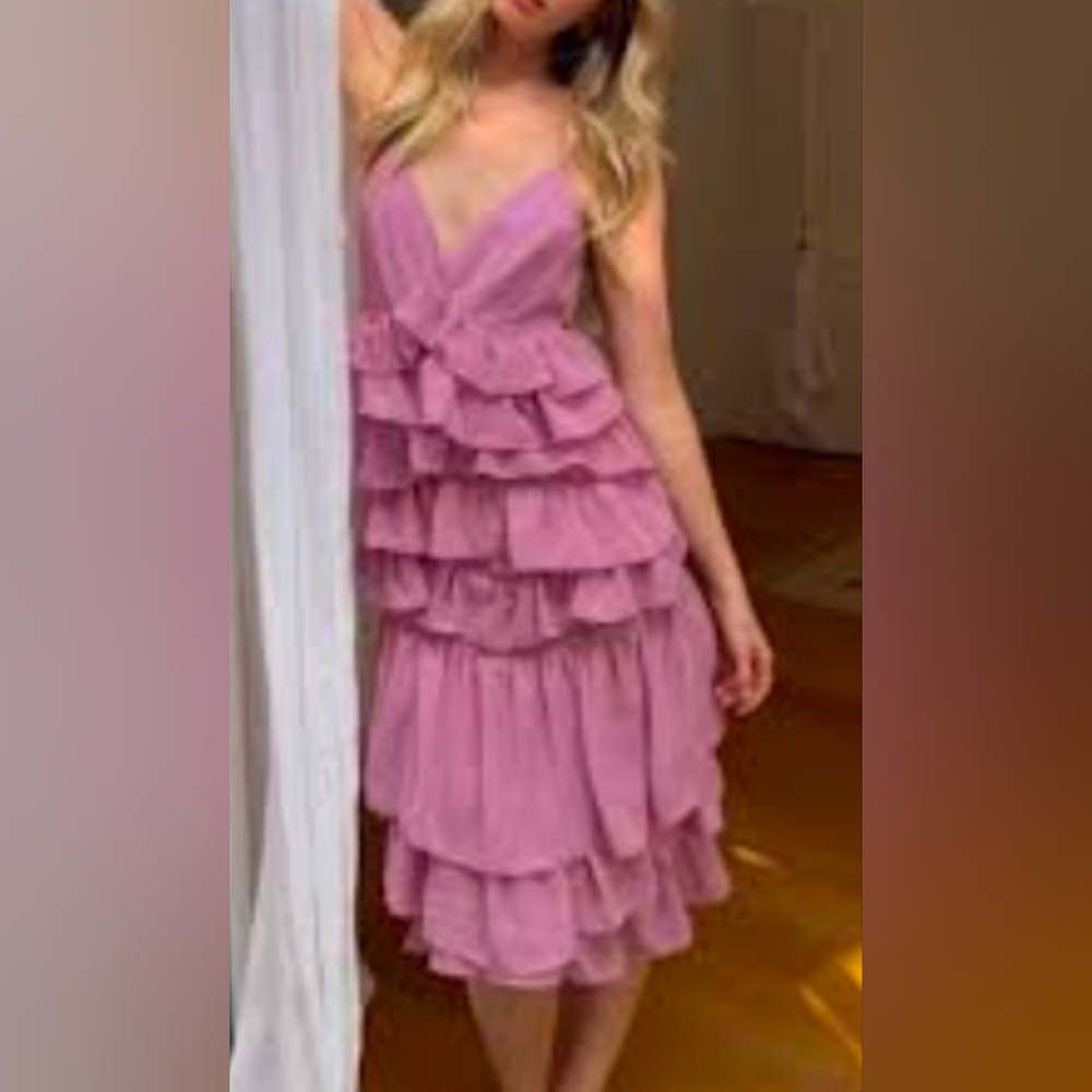 Mauve Layered Dress